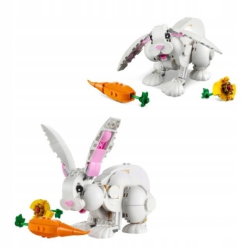 НАБОР LEGO CREATOR WHITE RABBIT PARROT SEAL 3-в-1