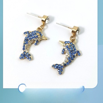 1 PARA WISZĄCYCH KOLCZYKÓW DOLFINY