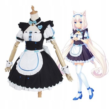 NEKOPARA Anime Cosplay Lolita Cat Maid Sukienka