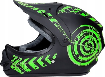 KASK MOTOCYKLOWY CROSSOWY ENDURO QUADA HOMOLOGACJA
