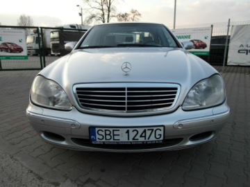 Mercedes Klasa S W220 Sedan 3.2 (320 CDI) 197KM 2002 Mercedes-Benz Klasa S Salon Polska Pelna opcja Niski przebieg 3.2 Diesel, zdjęcie 3