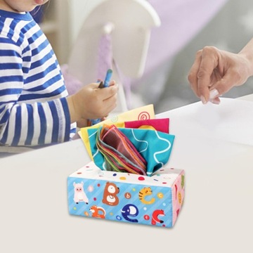 Достаем салфетки Сенсорная игрушка для малышей