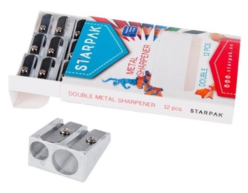 TEMPERÓWKA METALOWA PODWÓJNA dwa ostrza STARPAK