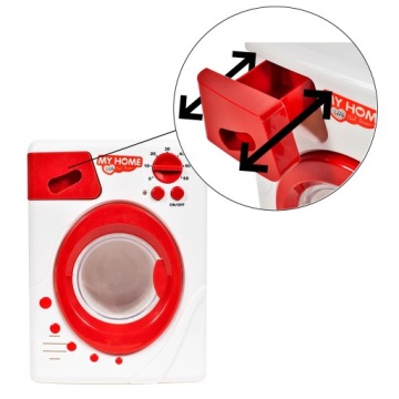 СОВРЕМЕННАЯ АВТОМАТИЧЕСКАЯ ВРАЩАЮЩАЯСЯ СТИРАЛЬНАЯ МАШИНА ДЛЯ ДЕТЕЙ, ВЕШАЛКИ