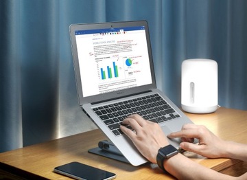 РЕГУЛИРУЕМАЯ ПОДСТАВКА ДЛЯ НОУТБУКА PREMIUM PRO ВЫСОТА РУЧКИ ДО 27см