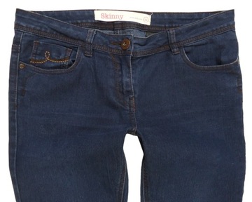 NEXT spodnie damskie jeansy rurki SKINNY przetarcia 40