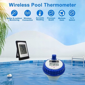 ПЛАВАЮЩИЙ ТЕРМОМЕТР ДЛЯ БАССЕЙНА BESTWAY В ВОДЕ