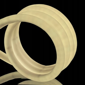 NEON LED OKRĄGŁY 360° 12V IP67 BIAŁA DZIENNA 1 METR