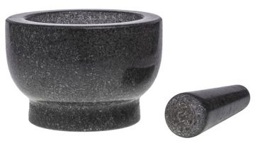 ГРАНИТНАЯ КУХОННАЯ ступка ПЕСТИК ДЛЯ ИЗМЕЛЬЧЕНИЯ СПЕЦИЙ ИЗМЕЛЬЧИТЕЛЬ ПЕСТО