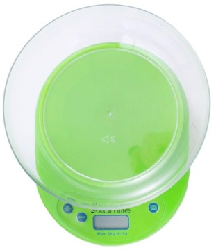 Электронные кухонные весы синего цвета Kamille