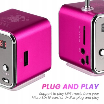 Туристические подарки Простое радио с динамиком