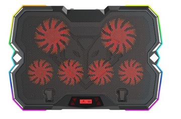 CICHA PODSTAWKA CHŁODZĄCA POD LAPTOPA LED RGB USB