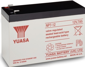 YUASA АККУМУЛЯТОР 12В 7Ач NP7-12 ИБП ЯПОНСКОЕ КАЧЕСТВО
