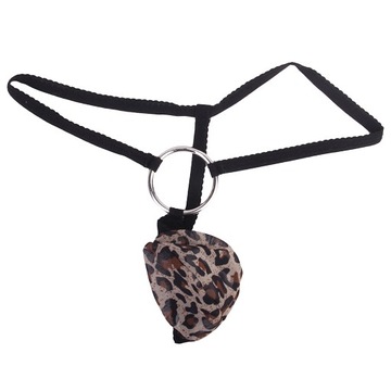 Seksowne męskie stringi z siatką w etui stringi po