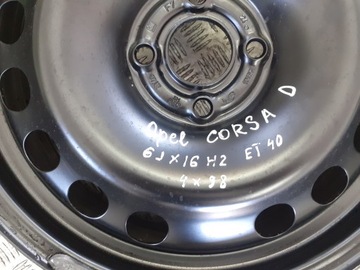 DISK 16” OCELOVÝ OPEL CORSA D