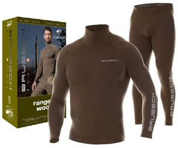 ZIMOWA narciarska bielizna termiczna do sportów zimowych Brubeck Wool -XL