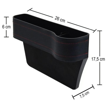 Ящик для хранения Автомобильный органайзер между сиденьями Правый левый подстаканник 2 шт.