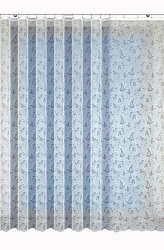BIAŁA FIRANA METRAŻOWA ŻAKARD 351840 WYS.250 CM