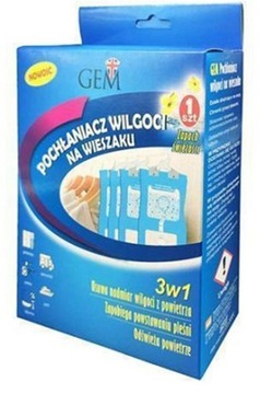 GEM POCHŁANIACZ WILGOCI NA WIESZAKU ZAPACH ŚWIEŻOŚCI 250ML