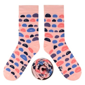 CUPOFSOX SKARPETY KOLOROWE ABSTRAKCJA 37-40