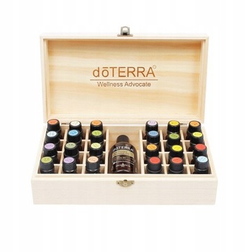 DoTERRA Essential Oil Storage drewniane pudełko 25