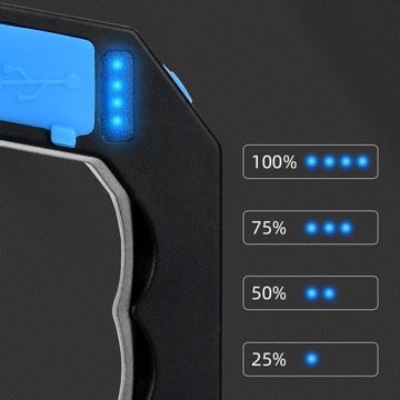 АККУМУЛЯТОРНЫЙ СВЕТОДИОДНЫЙ ФОНАРЬ, ПОИСК, ФАРА, VAYOX