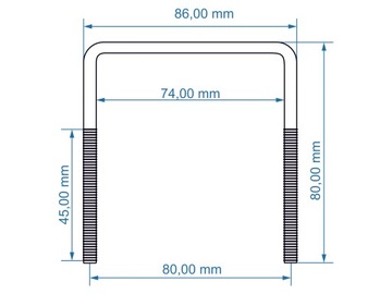 Кронштейны для крепления велосипедной стойки KPL Cybant