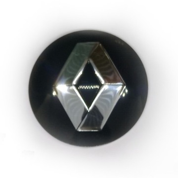 EMBLEMAT LOGO NALEPKA NAKLEJKA RENAULT 60 mm CZARN