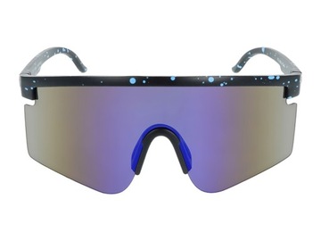 OKULARY OX OPTICS ZONE BLACK BLUE SPLASH