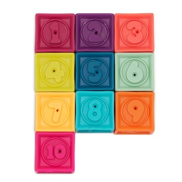 B.TOYS: мягкие СЕНСОРНЫЕ блоки - OneTwoSqueeze