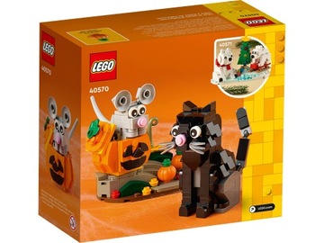 LEGO 40570 OKOLICZNOŚCIOWE - KOT I MYSZ NA HALLOWEEN