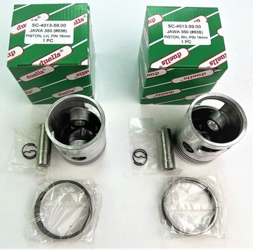 Поршни CZ 350 472 Jawa 634 360 R4 59.00 комплект Duells