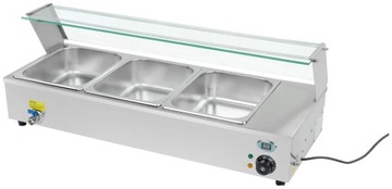 Bemar z osłoną 3 x GN 1/2 ROYAL CATERING RCBM-3