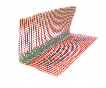 Narożnik PCV z siatką 10x10 3m pomarańczowy