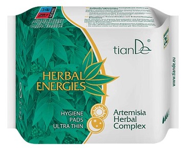tianDe ULTRACIENKIE PODPASKI HIGIENICZNE Z KOMPLEKSEM ZIOŁOWYM Artemisia 8