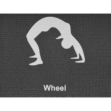 Мягкий коврик для йоги, противоскользящий, складной, передвижной, ENERO FIT толщиной 5 мм.