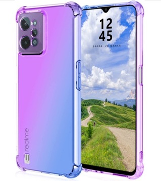 Etui do Realme C31 MIENIĄCY KOLOR + SZKŁO