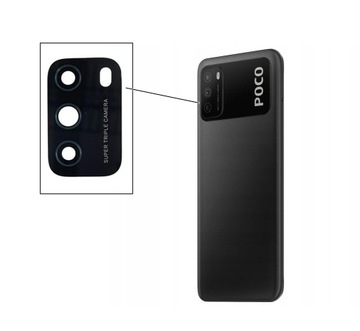 SZYBKA SZKŁO OSŁONA APARATU DO XIAOMI POCO M3