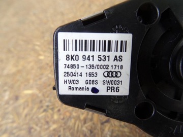 AUDI A4 B8 8K A5 8T SPÍNAČ VYPÍNAČ PŘEPÍNAČ SVĚTEL 8K0941531AS