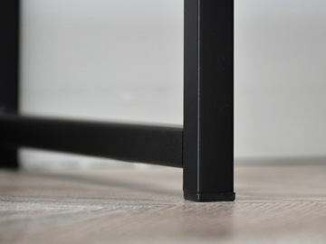 ЭЛЕГАНТНАЯ МИНИМАЛИСТИЧНАЯ КОНСОЛЬ NORA 80 СМ ЧЕРНОЕ ДЕРЕВО С ЯЩИКОМ