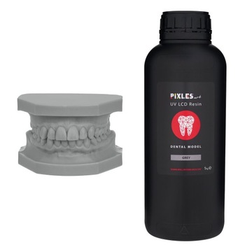 Żywica UV LCD DLP PIXLES.art Dental Model Grey 1kg do drukarki 3D
