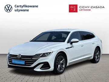 Volkswagen Arteon Fastback Facelifting 2.0 TSI 190KM 2021 Volkswagen Arteon Shooting Brake TSI 190KM R-Line Hak Kam.360 LED Mart