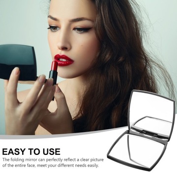 3 sztuk Moda Małe dwustronne kosmetyczne lustro