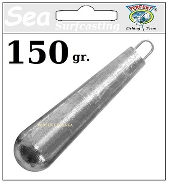 SURFCASTING ŁOWIENIE Z PLAŻY TORPEDO 150