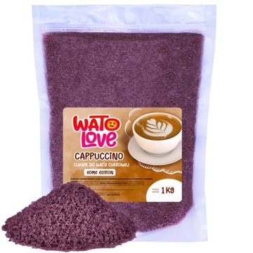 1 Kg Cukier do Waty Cukrowej Kolorowy Smakowy na Patyczki CAPPUCCINO