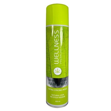 MOCNY LAKIER WELLNESS 400ml UTRWALA WŁOSY NA MAXA