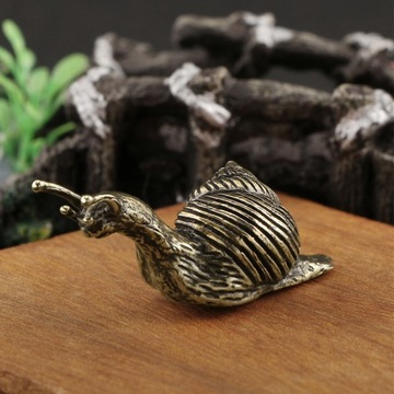 ДЕКОР ЛАТУННЫЕ УЛИТКИ ОРНАМЕНТЫ ФЭНШУЙ ЖИВОТНЫЕ