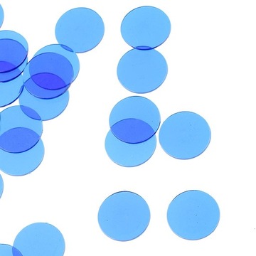100 шт. пластиковые маркеры жетонов бинго для Bingo Blue1