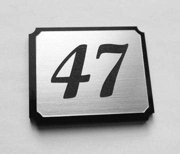 numer NUMEREK NA DRZWI hotel dom klub 6x5 + PLEKSI