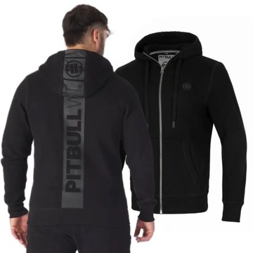 Bluza rozpinana z kapturem Pit Bull New Brushed Fleece Group Hilltop '24 Cz